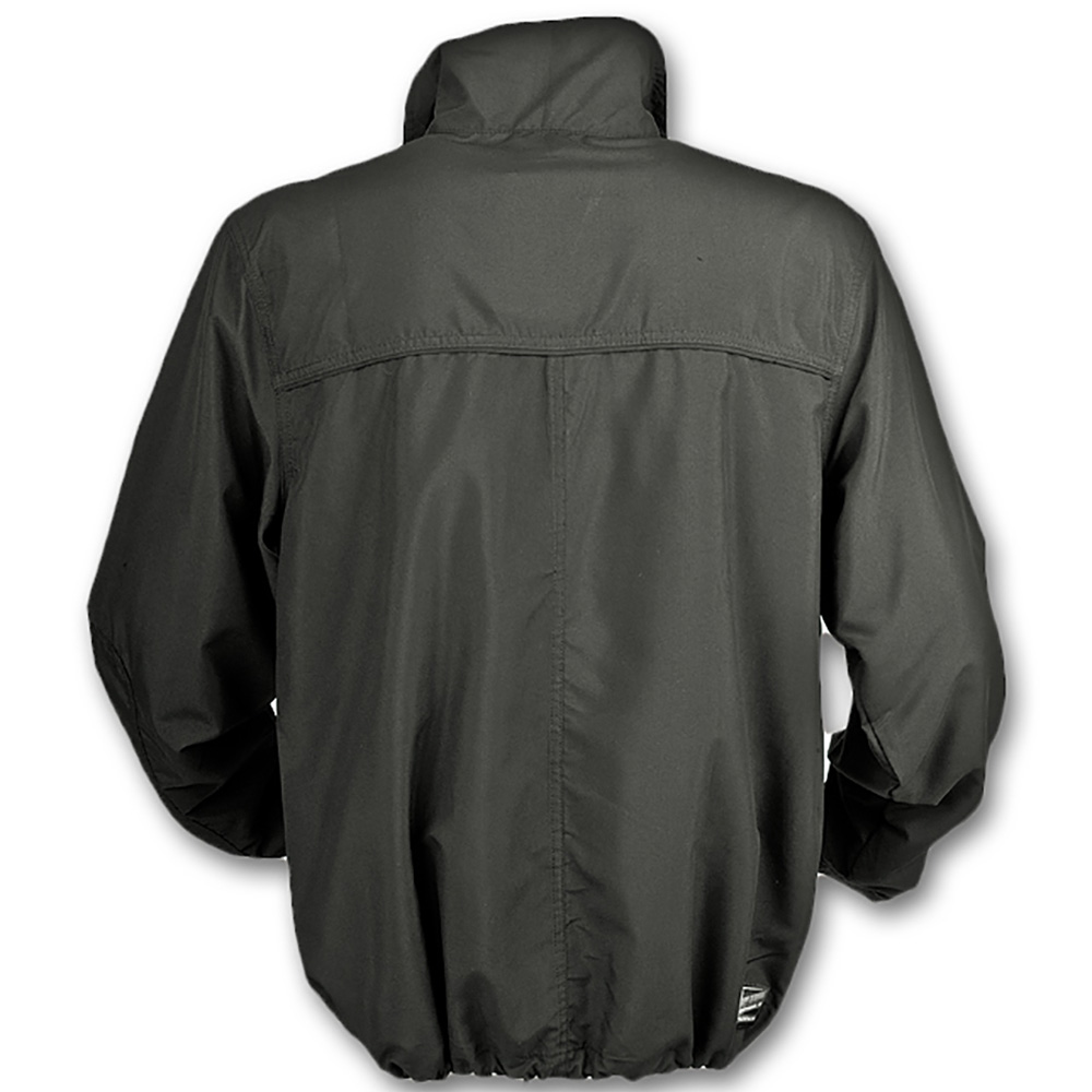 Übergrößen Jacke in schwarz, hinten