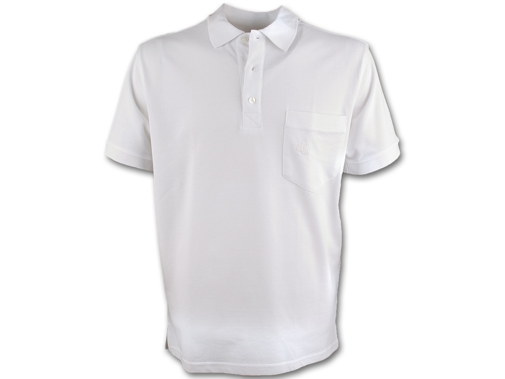 Ahorn Poloshirt mit Brusttasche Übergröße